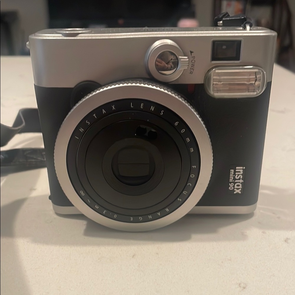 Instax Mini 90 Fujifilm Instant Camera - Black and Silver